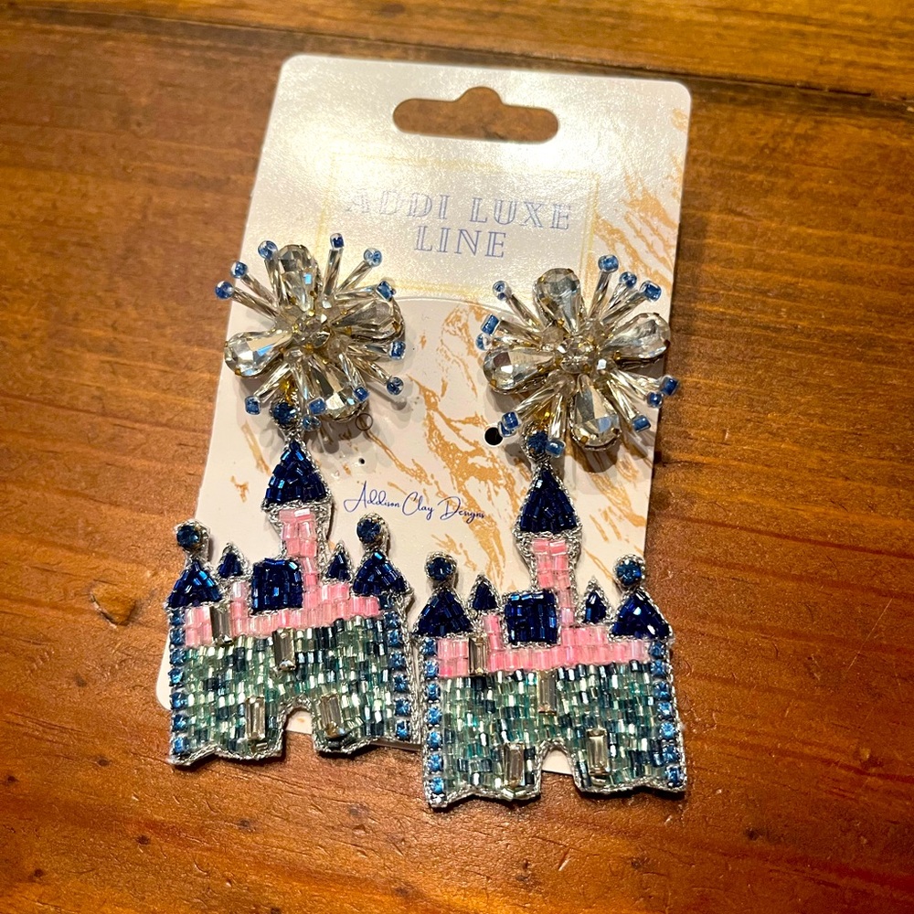 Cinderella Castle earrings